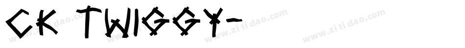 CK Twiggy字体转换